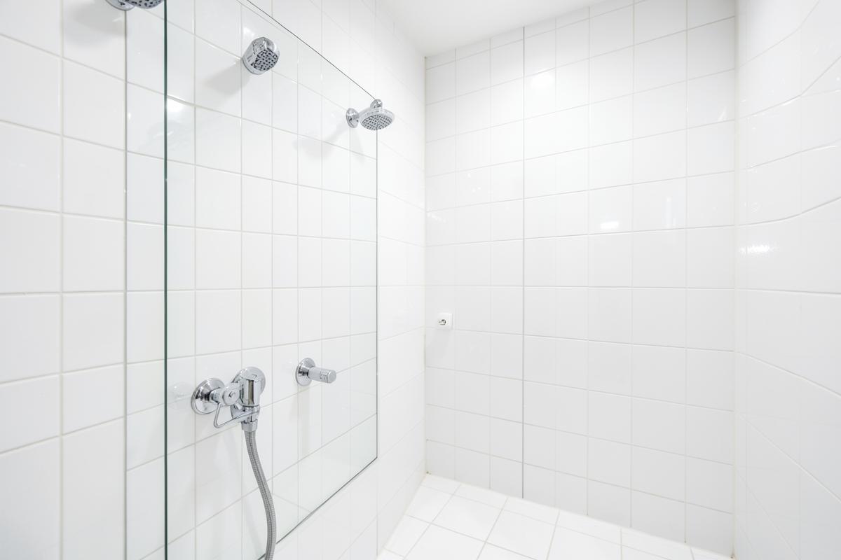 Bathroom tiles spotless after professional cleaning